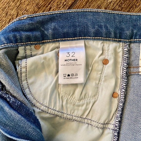 NWT MOTHER The Ankle Insider Chew, Destroyed Bills - Picture 14 of 16